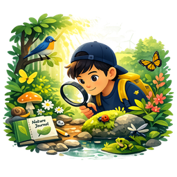 Naturalist Intelligence Illustration